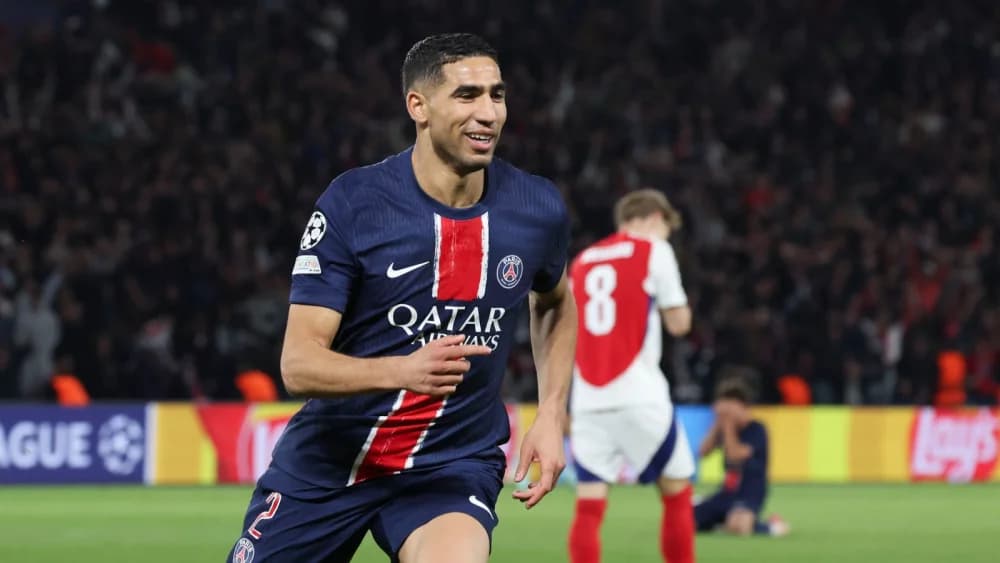 Achraf Hakimi's PSG heroics snag Ligue 1's top African prize