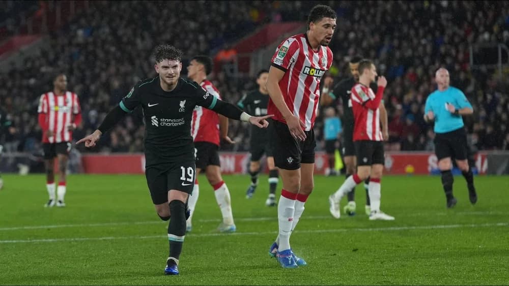 Liverpool secure Carabao Cup semi-final spot with win over Southampton